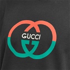 Gucci Men's Interlocking Logo T-Shirt in Black