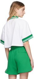 HALFBOY White Embroidered Polo