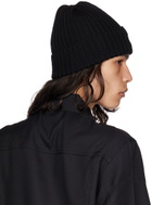 NEEDLES Black Embroidered Beanie