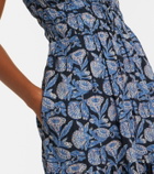 Ulla Johnson Aydin floral cotton-blend midi dress