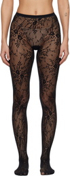 Swedish Stockings Black Rosa Lace Tights