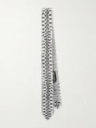 TOM FORD - 6cm Snake-Print Knitted Silk Neck Tie