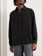 mfpen - Comfy Garment-Dyed TENCEL™ Lyocell-Flannel Shirt - Brown