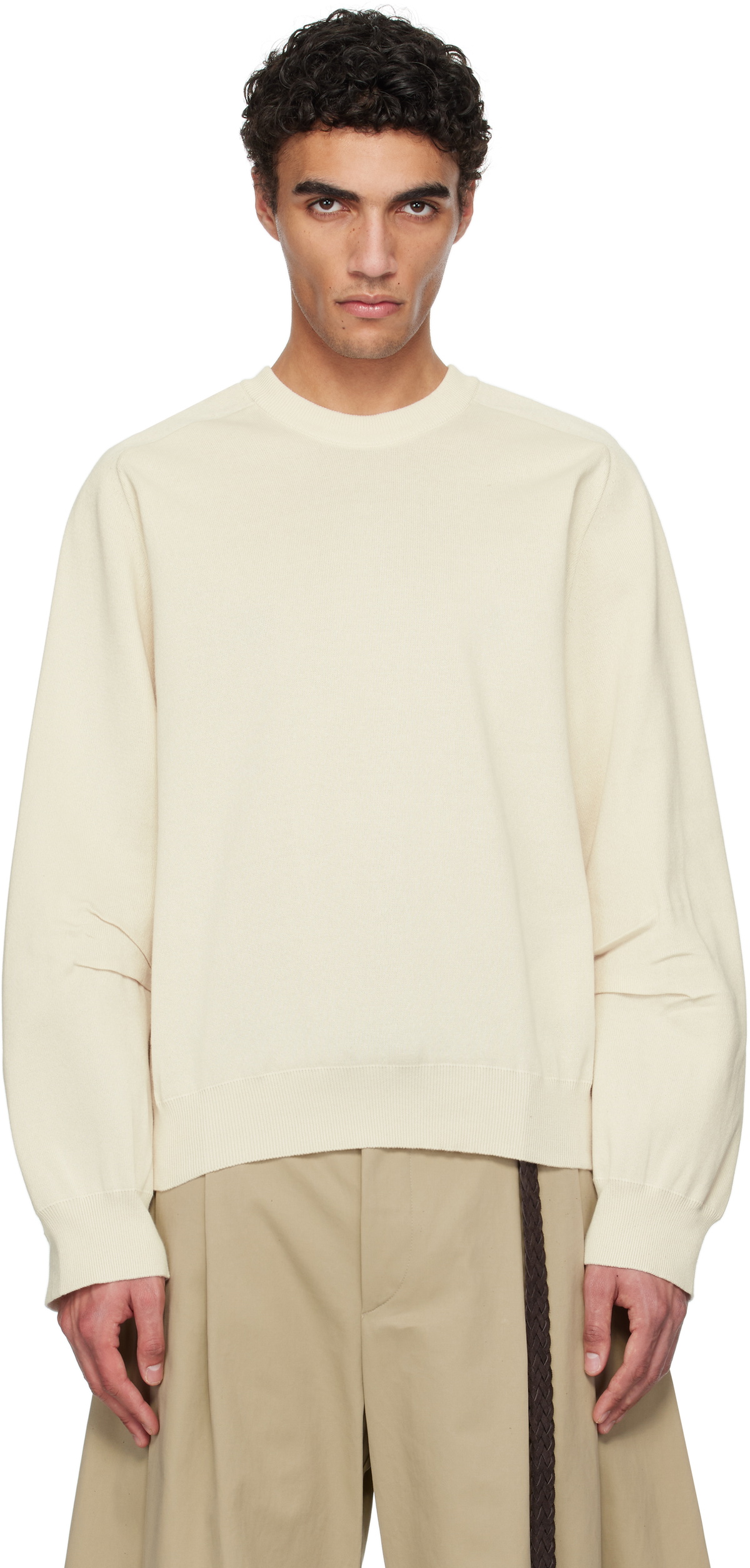 Hed Mayner Brown Turtleneck Scarf Hed Mayner