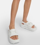 Gucci Horsebit rubber platform sandals