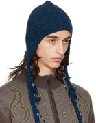 HYEIN SEO Blue Tassel Charm Beanie