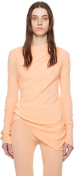 ISSEY MIYAKE Orange Ambiguous Sweater