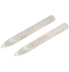 Turnbull & Asser - Set-of-Two Mother-of-Pearl Collar Stays - White
