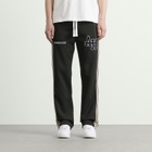 ANNIE HOOD Men's College Track Pants in Black