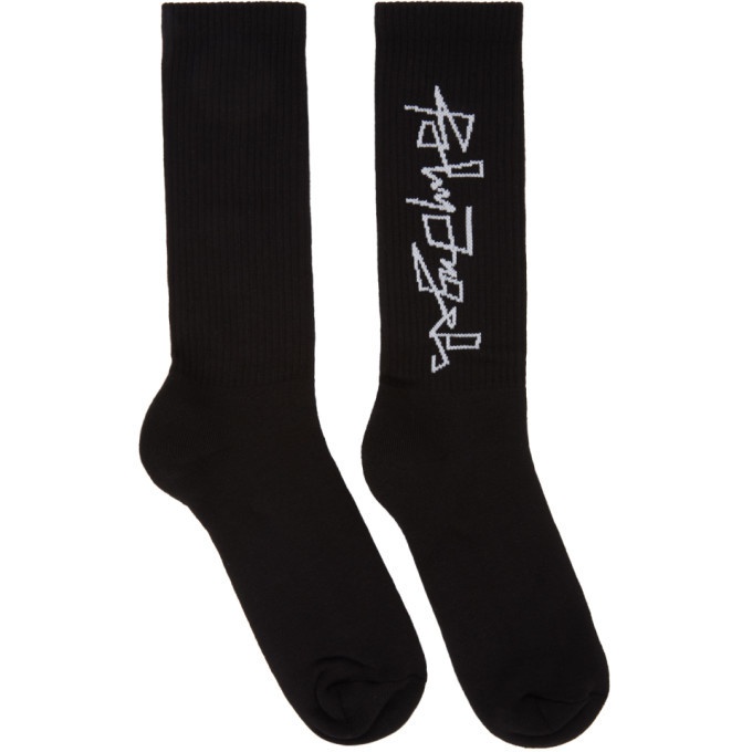 Photo: Palm Angels Black Desert Logo Socks