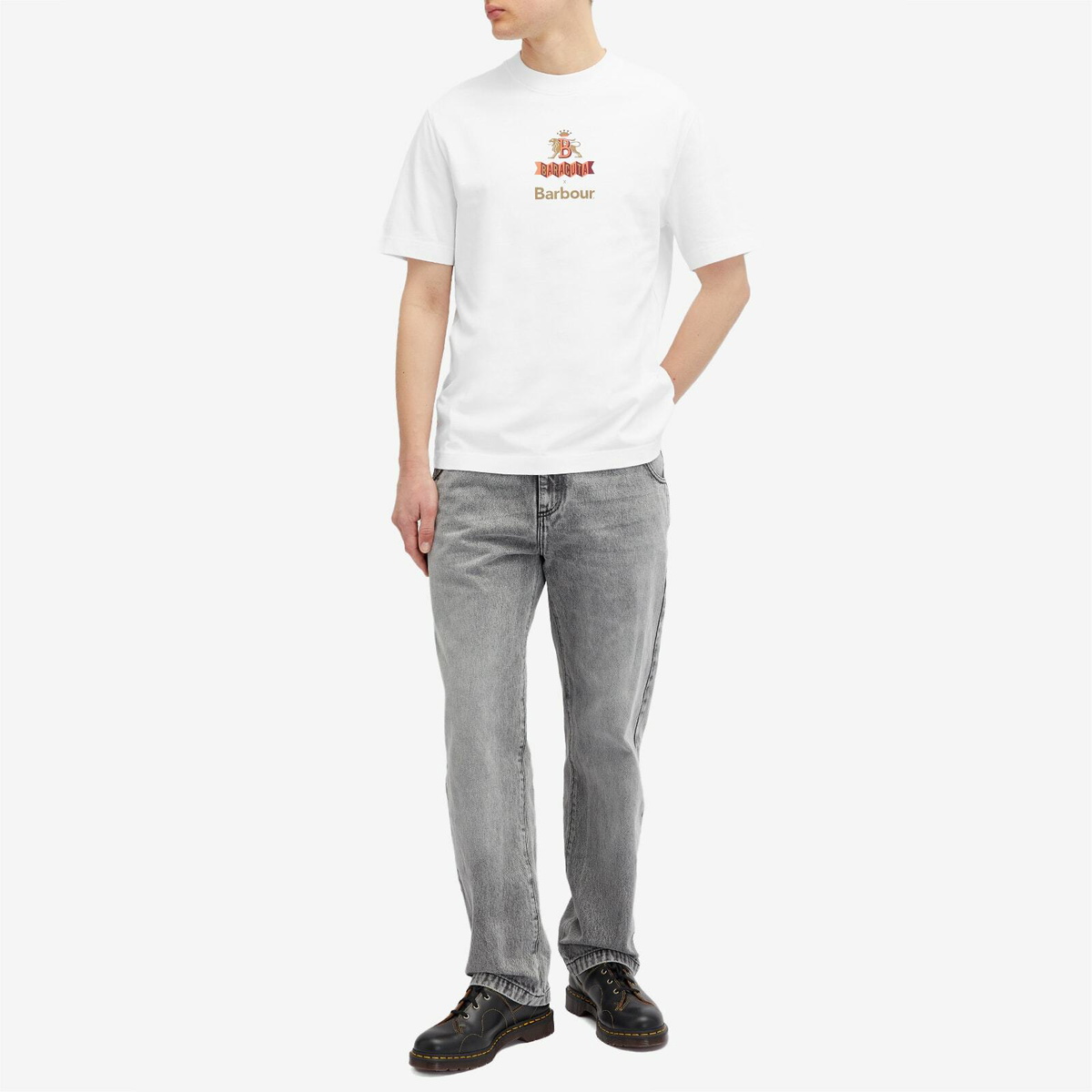 Barbour Men's x Baracuta Archive T-Shirt in White