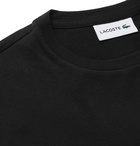 Lacoste - Slim-Fit Logo-Appliquéd Cotton-Jersey T-Shirt - Black