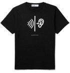 AFFIX - Printed Cotton-Jersey T-Shirt - Black