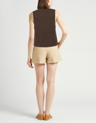Crossley Womens Tank top Chocolate in Brown