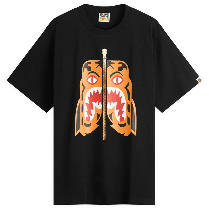 Photo: A Bathing Ape Men's Colors Tiger T-Shirt in Black
