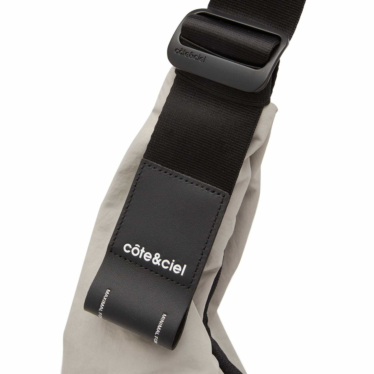 Cote&Ciel Hyco S Smooth Cross Body Bag in Light Grey Cote & Ciel