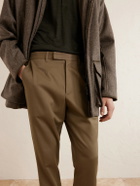 Purdey - Straight-Leg Stretch-Lyocell Twill Chinos - Neutrals