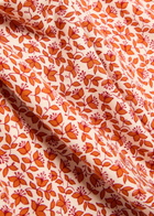 Reformation Floral-print Stretch-jersey top Red