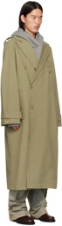 Entire Studios Khaki Double Breasted Trench Coat