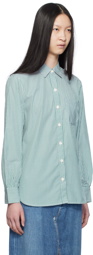 rag & bone Green Maxine Shirt