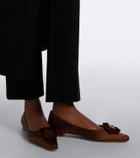 Manolo Blahnik Fortanflat satin ballet flats