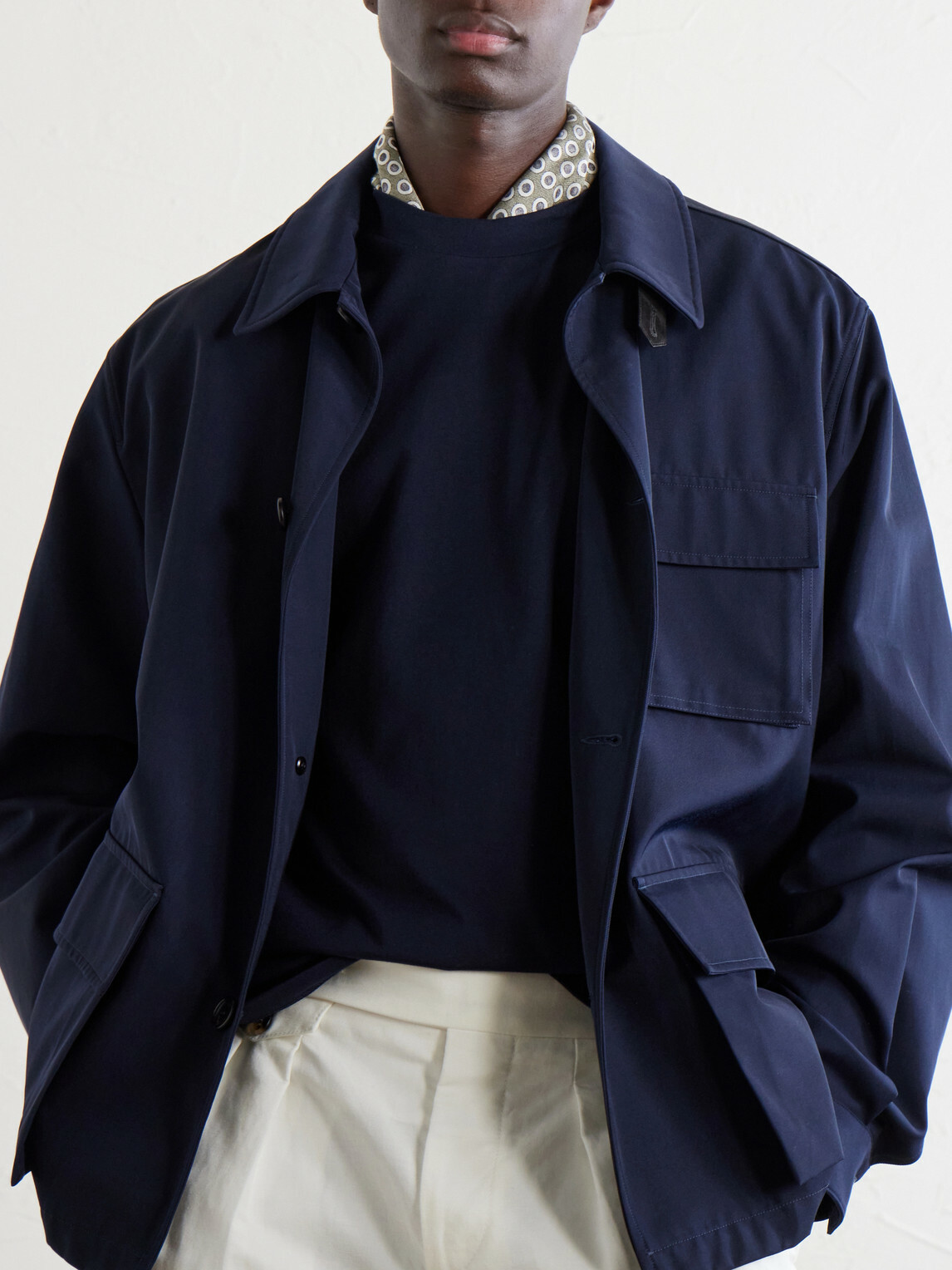 Brioni - Cotton-Jersey T-Shirt - Blue