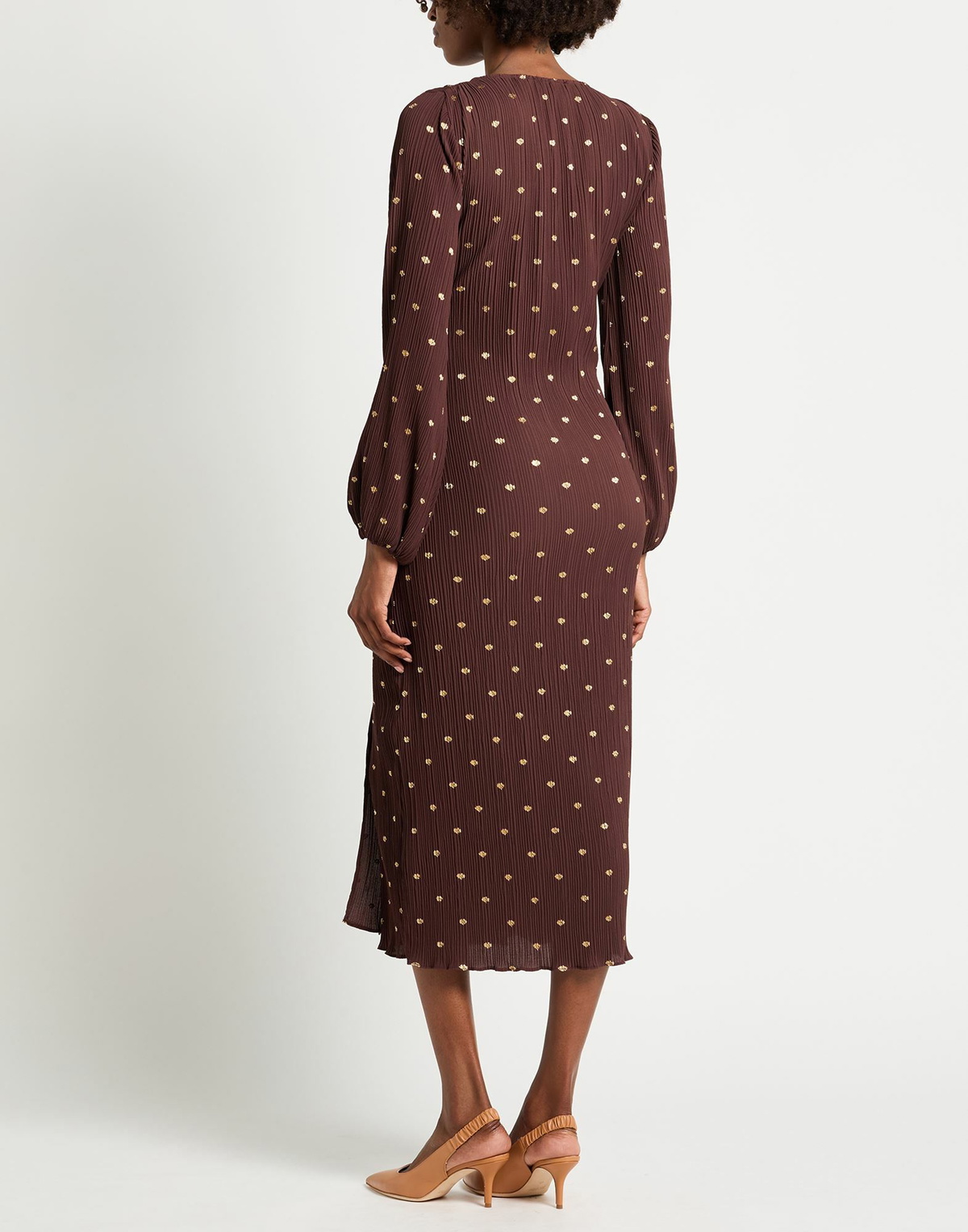 Never Fully Dressed Womens Midi dress in Brown