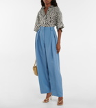 Stella McCartney - High-rise pleated pants