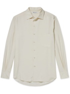 Loro Piana - Andre Garment-Dyed Silk Shirt - Neutrals