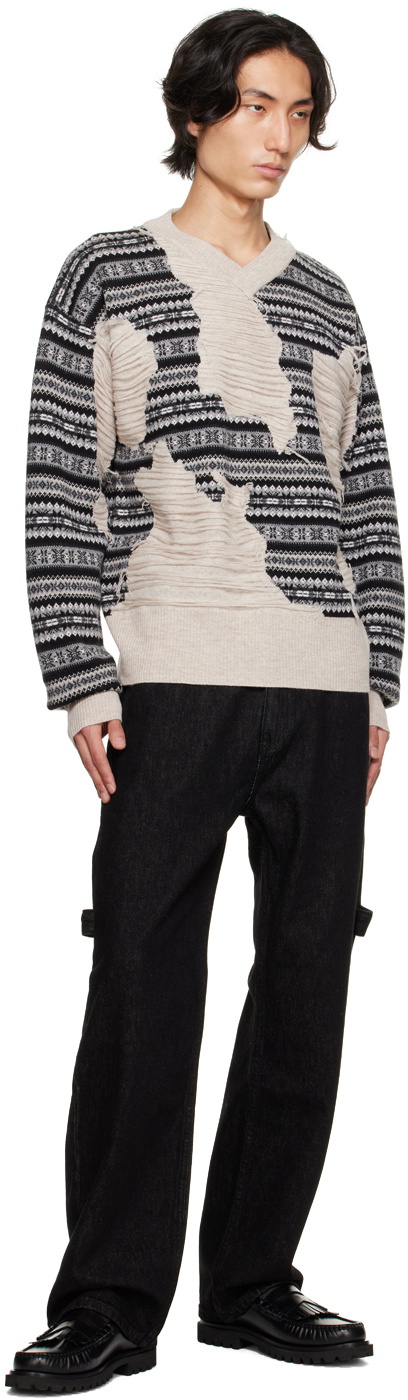 WYNN HAMLYN Black Tool Jeans
