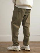 Folk - Straight-Leg Cotton-Corduroy Trousers - Green