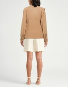 Manila Grace Womens Top Camel
