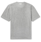 Sunspel - Organic Cotton-Terry T-Shirt - Gray