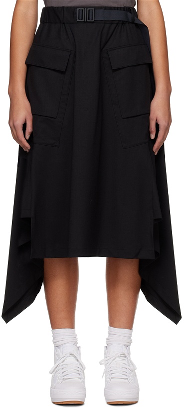 Photo: Y-3 Black Classic Midi Skirt