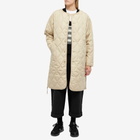 Taion Women's Crew Down Coat in Cream