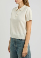 Aexae Cashmere Polo Jumper Off White