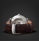 Baume & Mercier - Clifton Baumatic Automatic Chronometer 40mm Stainless Steel and Alligator Watch, Ref. No. M0A10517 - Blue