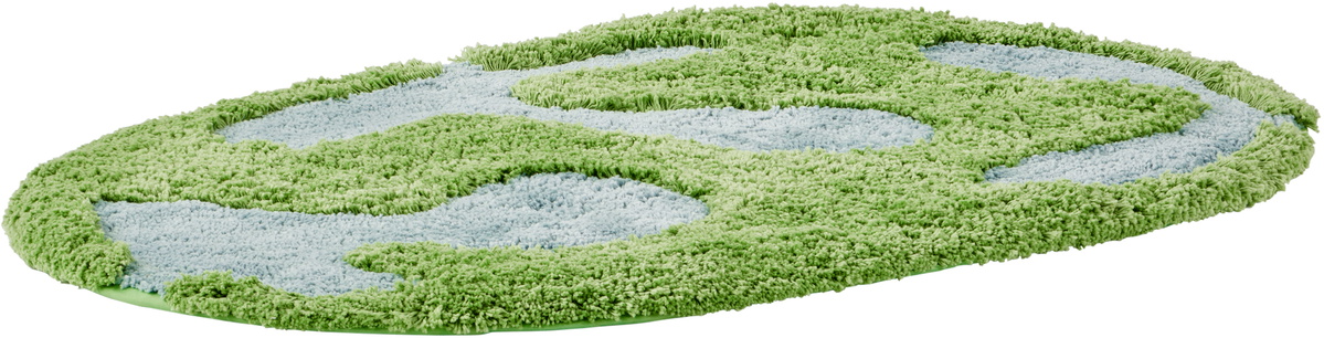 Mush Studios Green & Blue Doma Bath Mat