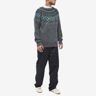 Howlin by Morrison Men's Howlin' Future Fantasy Fair Isle Crew Knit in Oxford