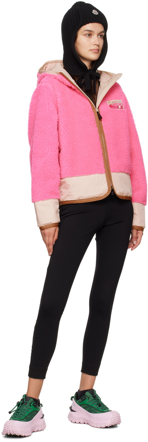Moncler Grenoble Pink Zip-Up Hoodie