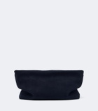 Aesther Ekme Nina Mini suede clutch