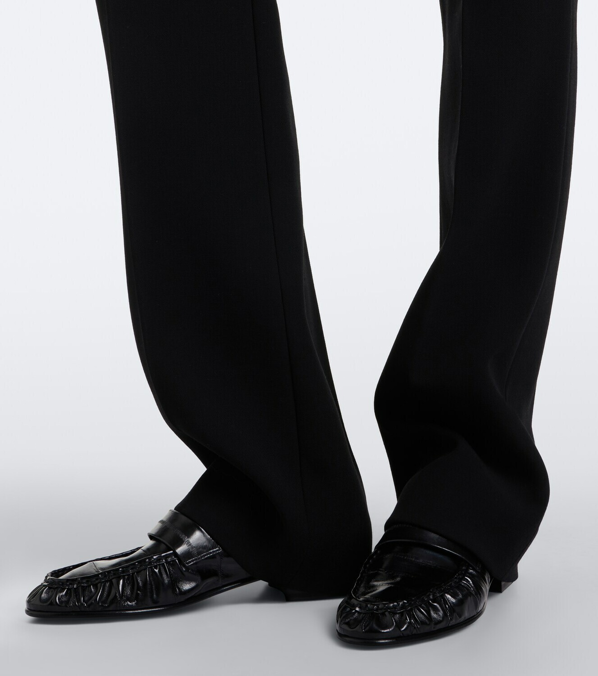 The Row Soft Two eel leather loafers