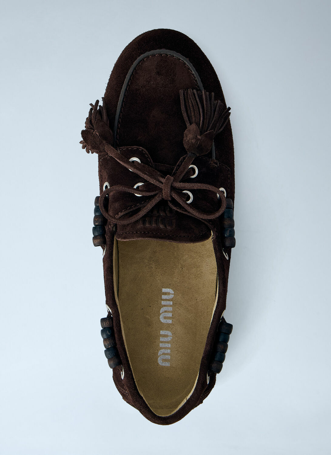 Miu Miu Suede Tassel Loafers