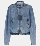 Alaïa Round Racing denim jacket