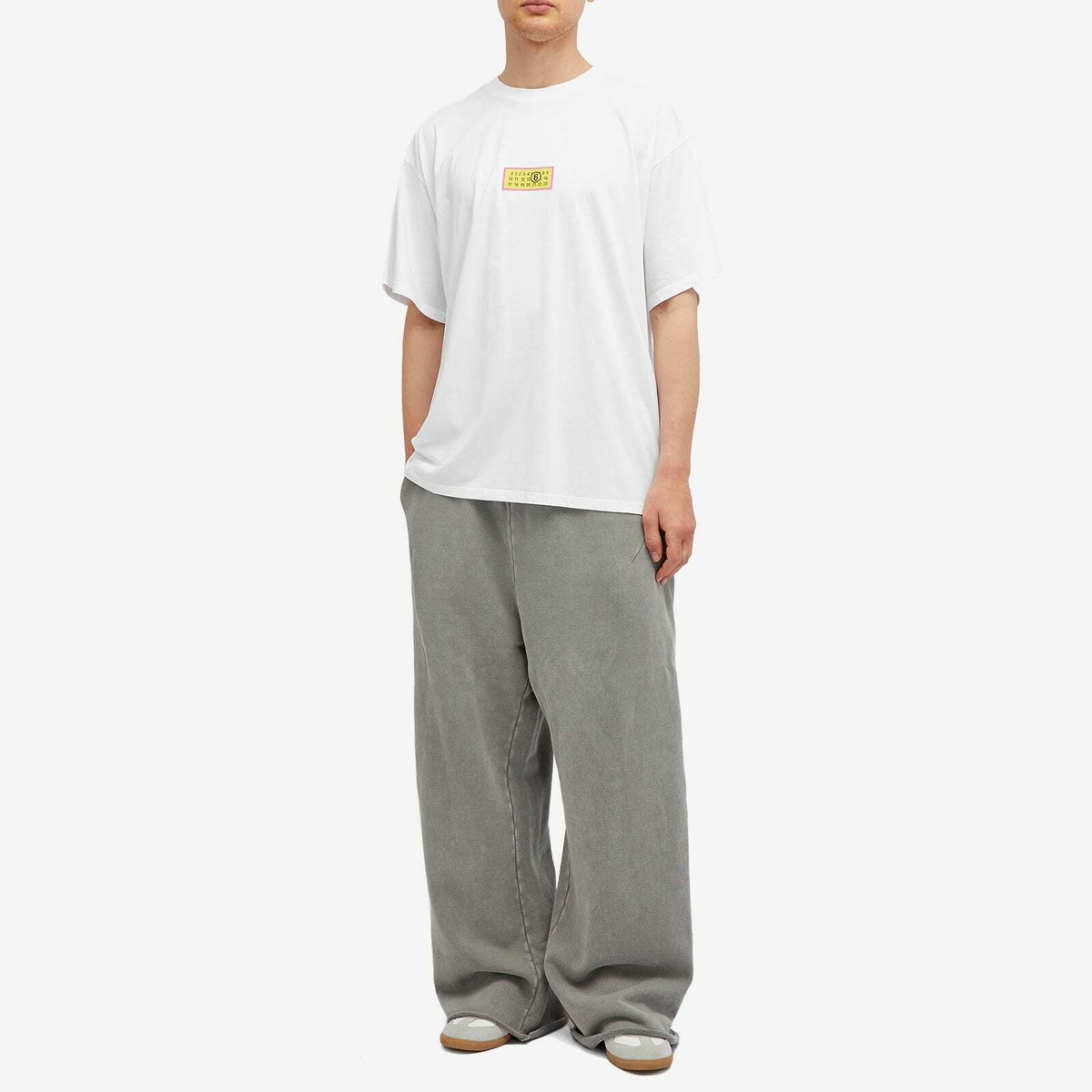 MM6 Maison Margiela Men's Jacquard Number Label T-Shirt in