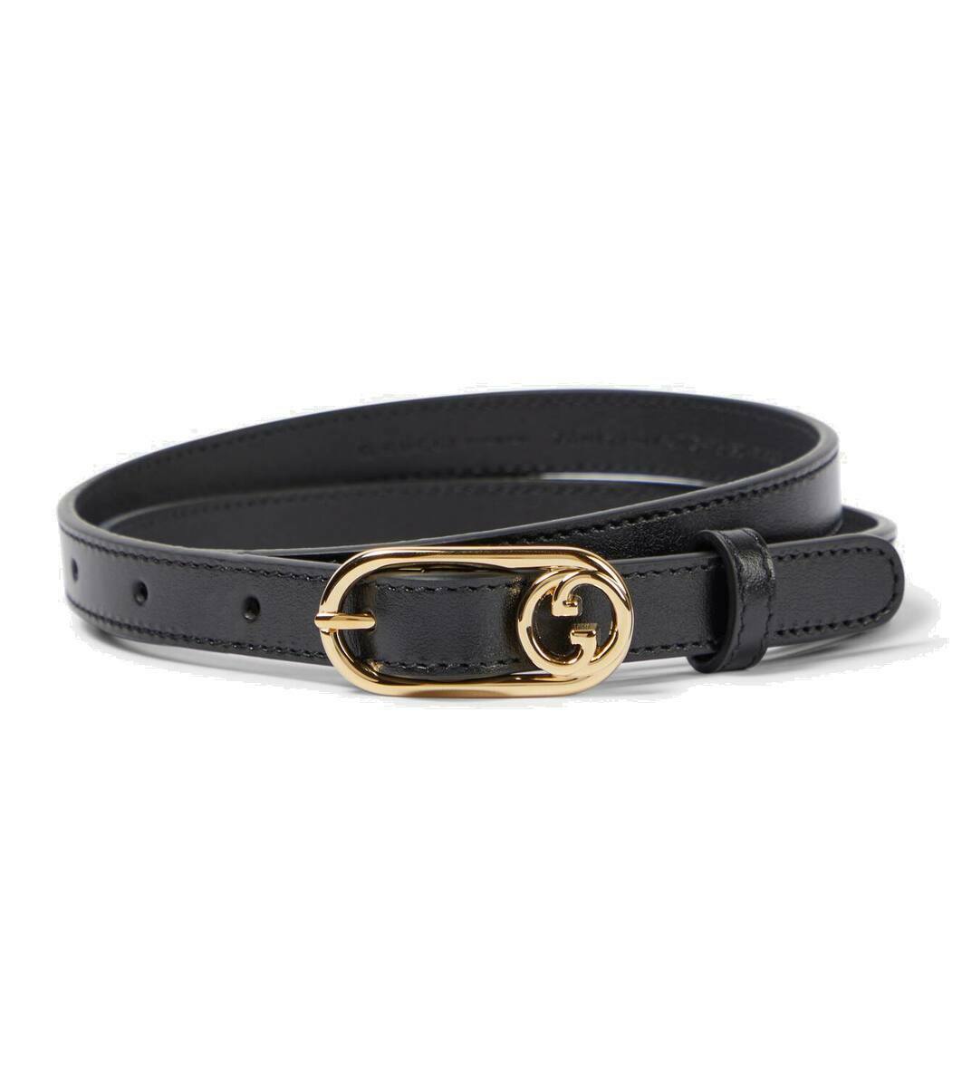 Gucci Interlocking G leather belt Gucci