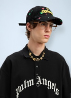 Palm Angels Logo Motif Polo Shirt