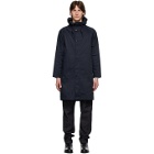 Barbour Navy Hooded Hunting Coat
