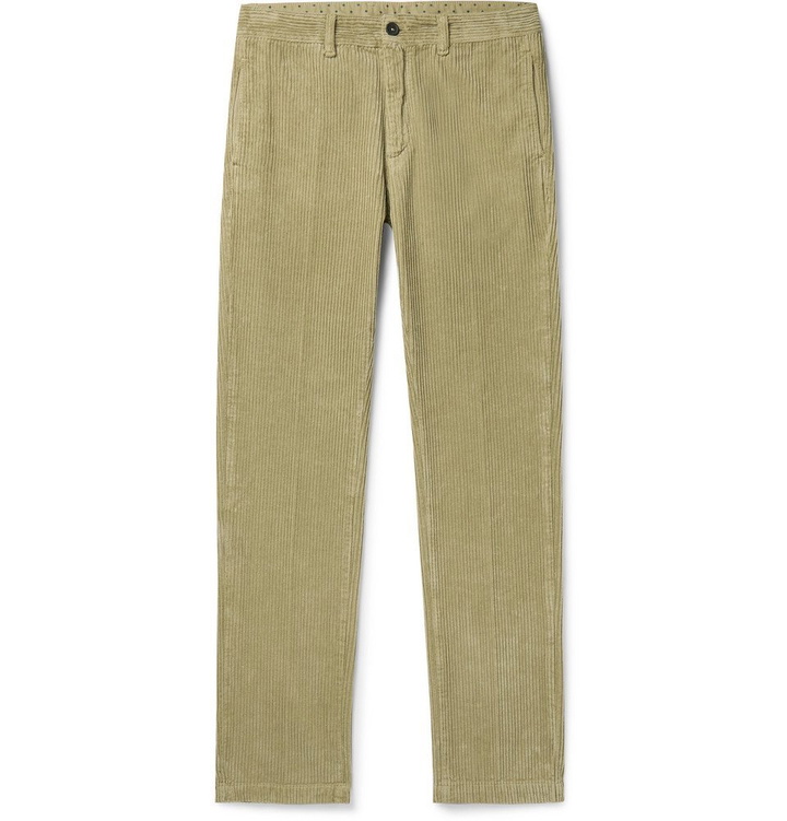 Photo: Massimo Alba - Cotton-Corduroy Trousers - Green