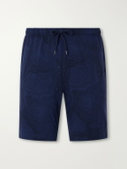 Derek Rose - London Printed Stretch-Modal Jersey Drawstring Pyjama Shorts - Blue